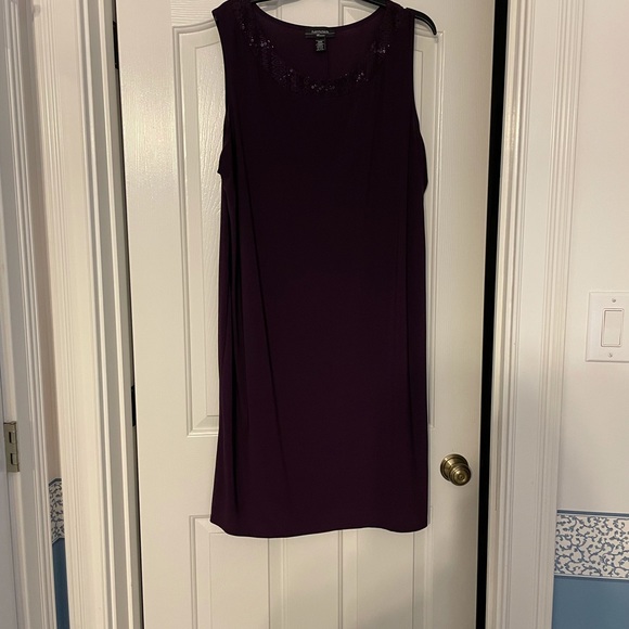 R&M Richards plum flare 2-piece evening dress - Picture 7 of 12
